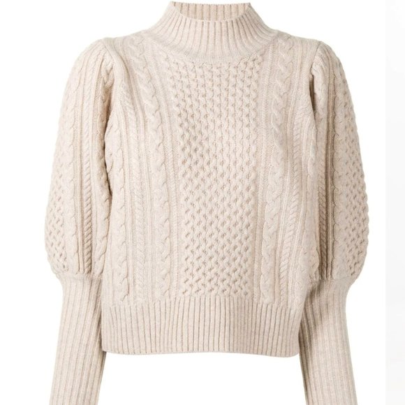 Sea New York Cable Knit Turtleneck Sweater - Picture 2 of 14